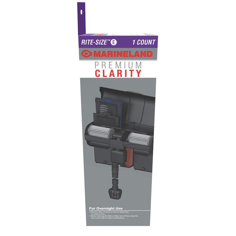 Marineland Micron Filter 1 Count for, Water Polishing Cartridge, Fits Emperor Pro 450 Filter, Rite-Size E - Image 3